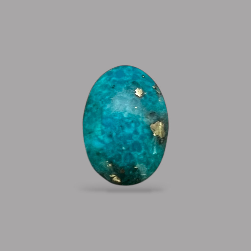 Turquoise Cabochons For Sale 2.56 Carats 12 x 8.5 x 3.5 mm in Oval