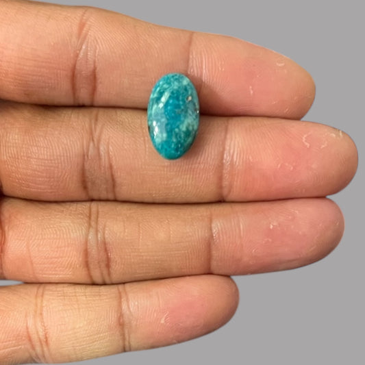 Buy Turquoise Gemstone 6.51 Carats 16.7 x 10.2 x 4.9 mm in Oval