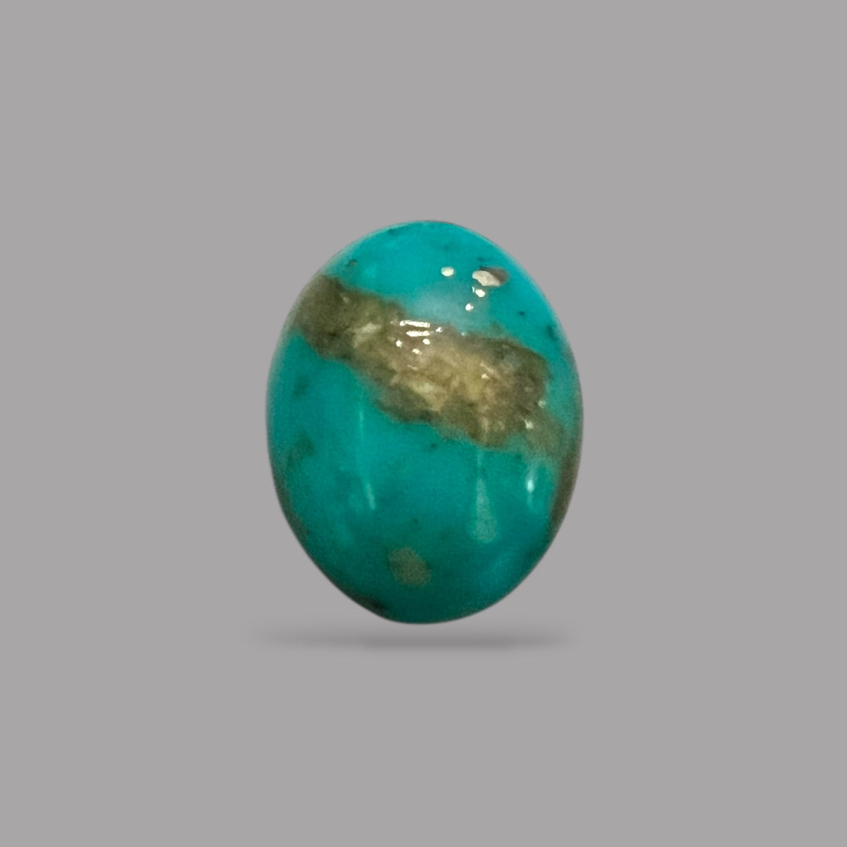 Buy Turquoise Gemstone 7.04 Carats 13.2 x 10.4 x 7.8 mm in Oval