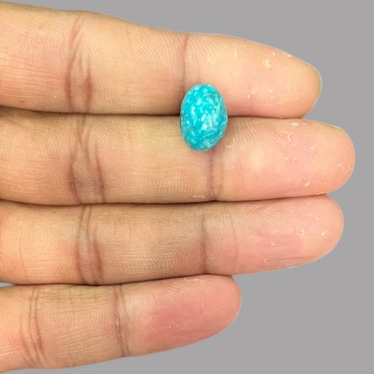 Buy Turquoise Stone Online 4.35 Carats 12.7 x 9.1 x 5.8 mm in Oval