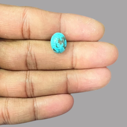 Buy Turquoise Stone Online 4.92 Carats 12.1 x 9.4 x 6.1 mm in Oval
