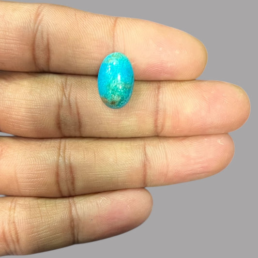 Buy Turquoise Stone Online 5.58 Carats 15.8 x 10.3 x 5.3 mm in Oval 