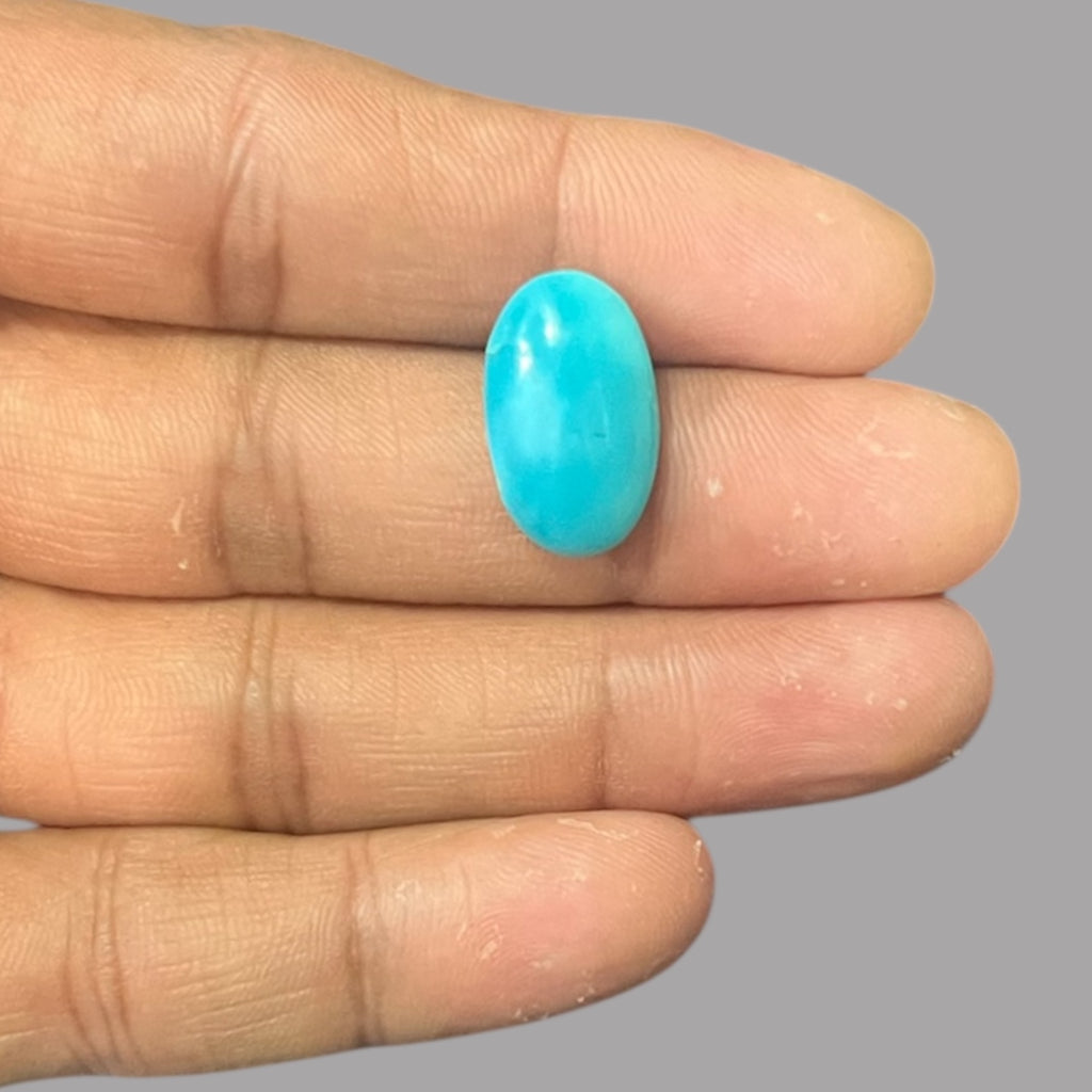 Buy Turquoise Stone Online 6.06 Carats 19.3 x 11.5 x 4.7 mm in Oval
