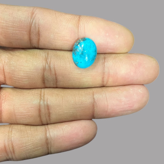 Buy Turquoise Stone Online 6.18 Carats 14.1 x 11.2 x 5.8 mm in Oval