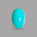 Arizona Turquoise Stone Oval Cabochon 3.13 Carats 11.8 x 7.7 x 4.7 mm