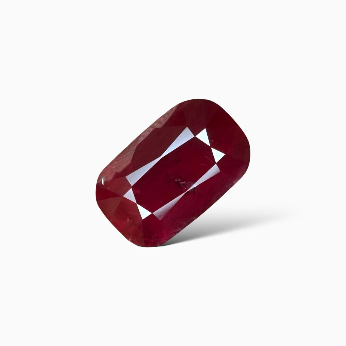 Buy Natural Ruby Long Cushion Cut  3.23 Carats, 	Mozambique