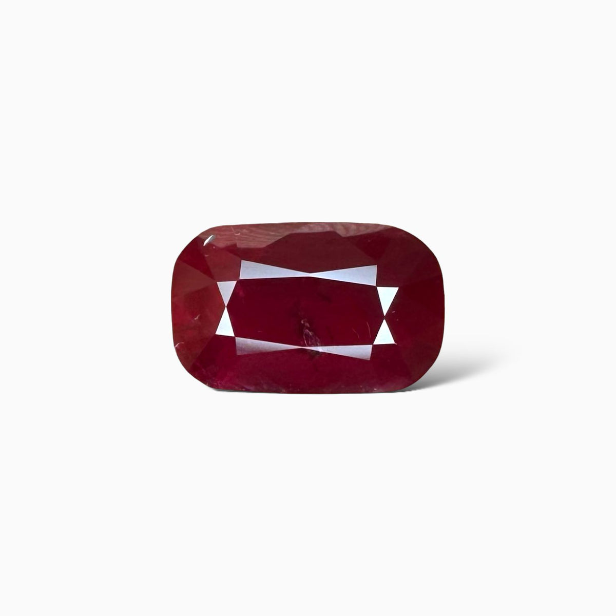 Buy Natural Ruby Long Cushion Cut  3.23 Carats, 	Mozambique