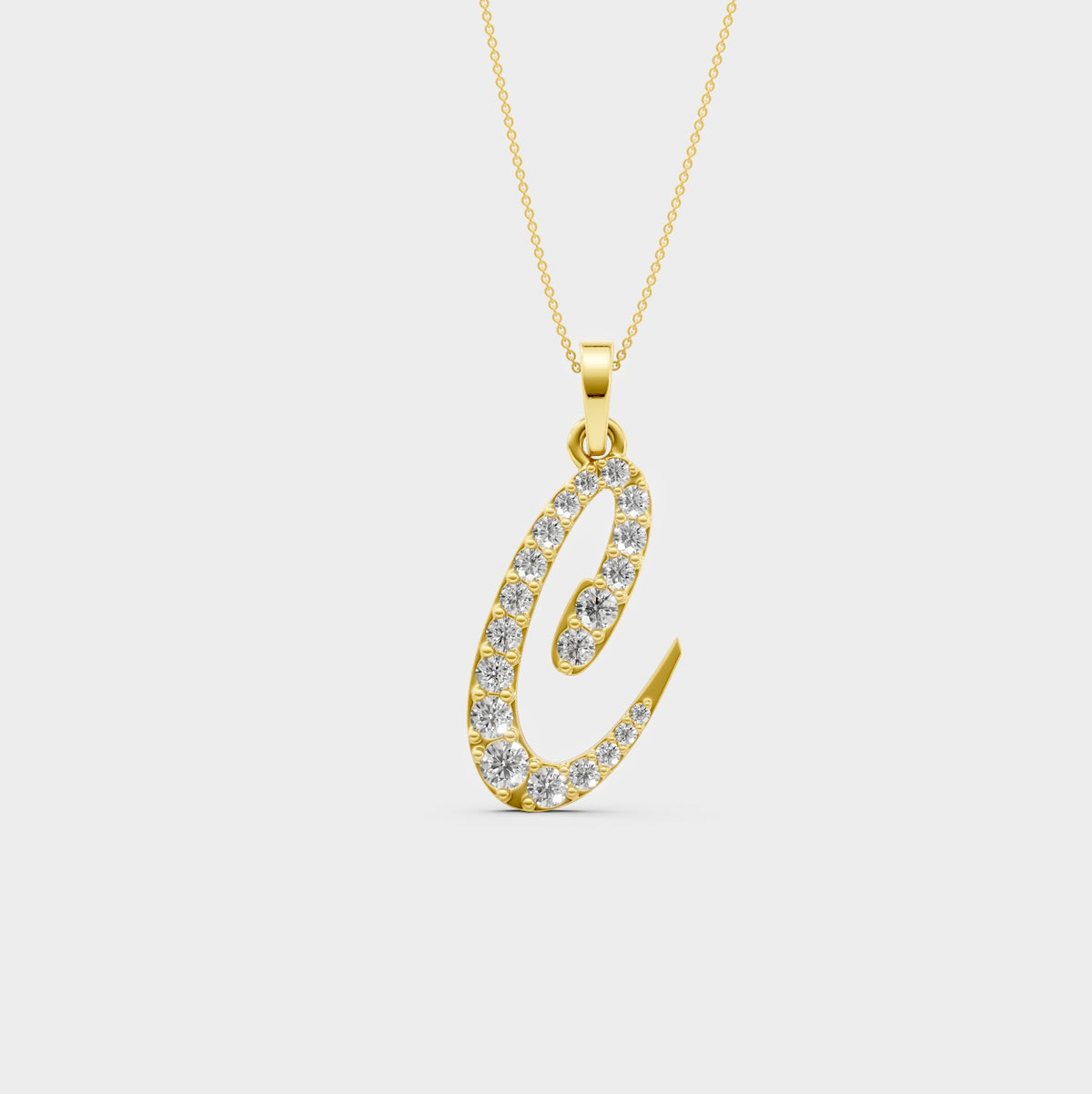C Pendant Gold