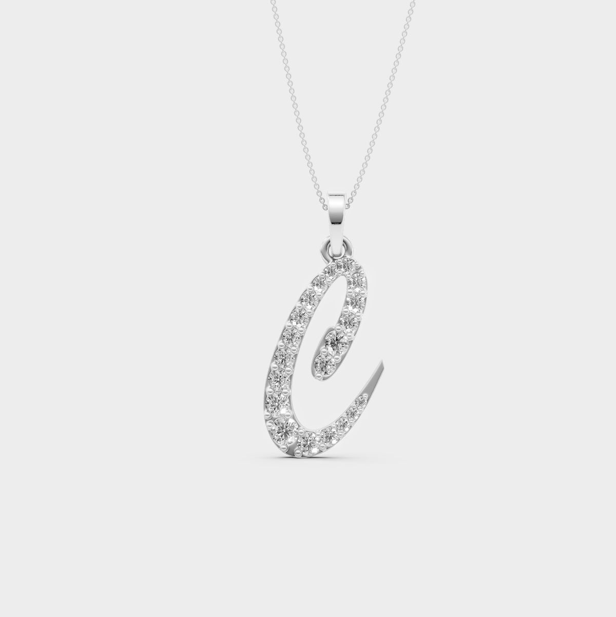 C Pendant Gold
