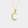 C Necklace Gold