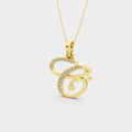 Necklace With A Letter C (Gold)