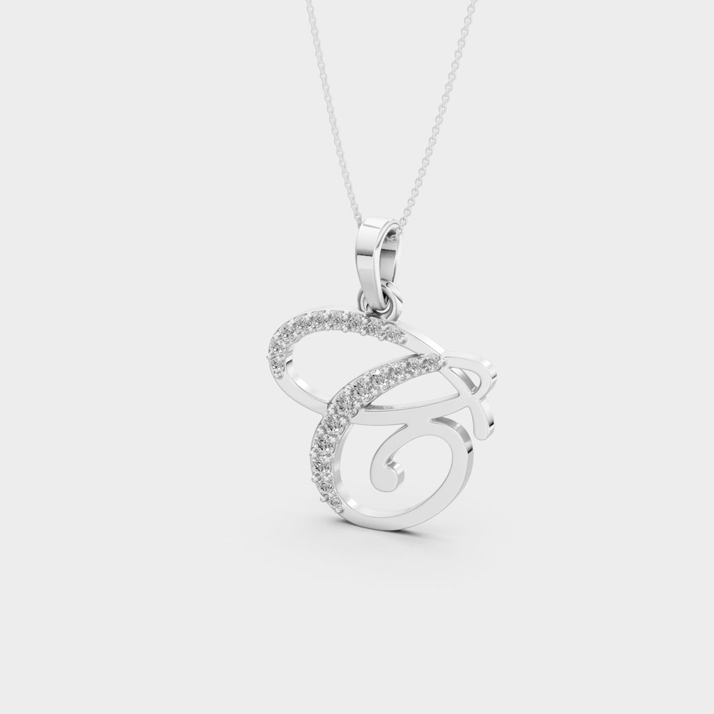 Necklace With A Letter C (Gold)