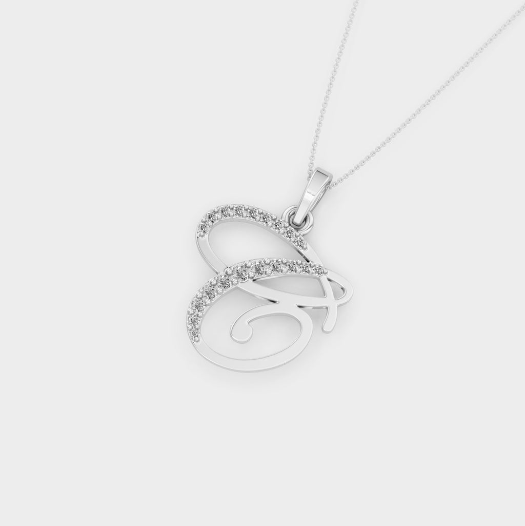 Necklace With A Letter C (Gold)