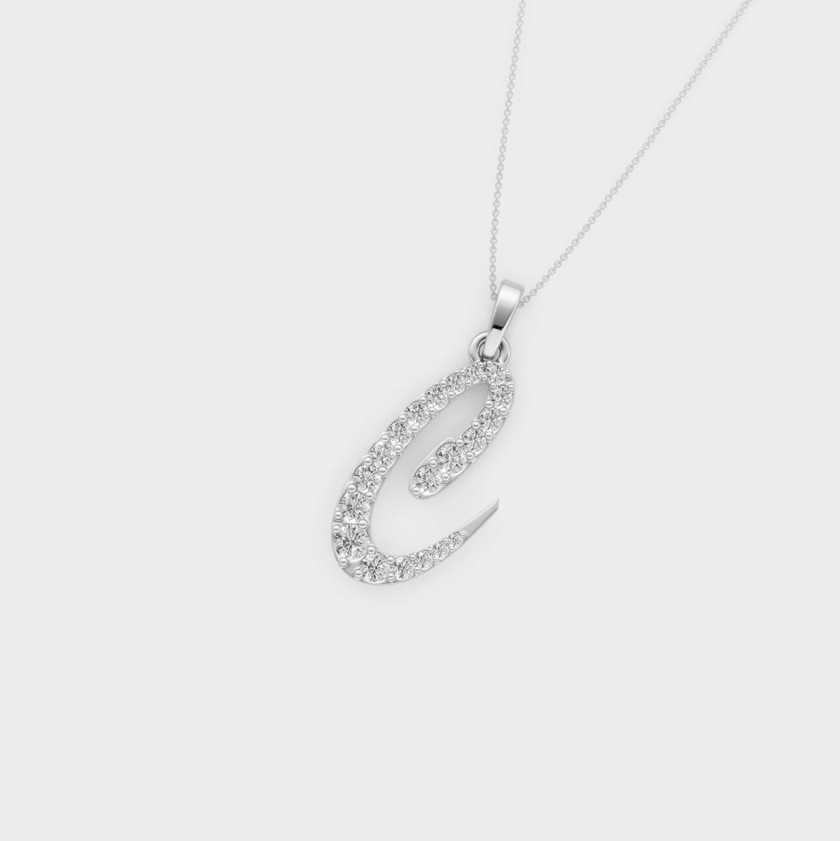 C Pendant Gold