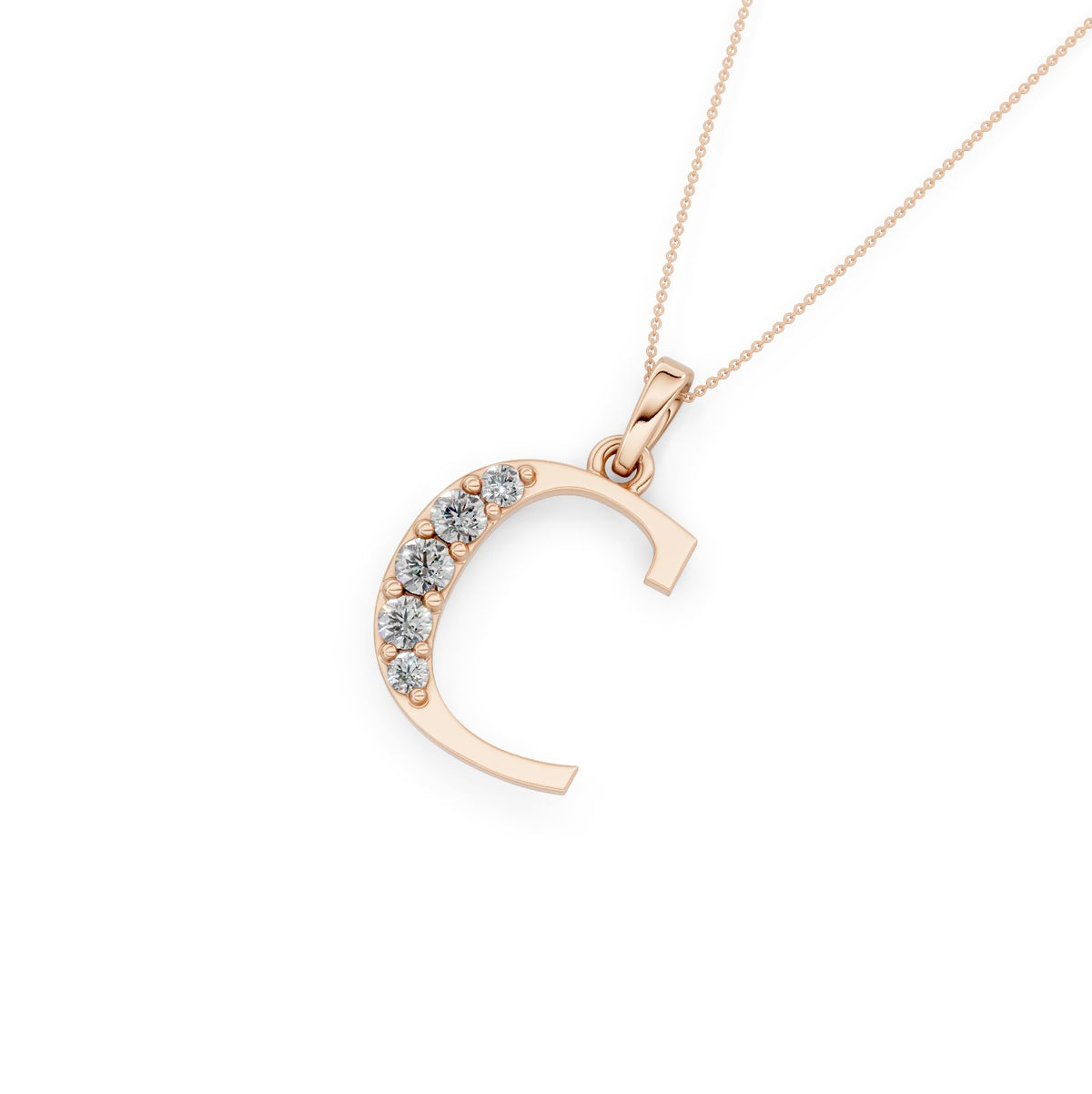 Necklace Initial C (Gold)