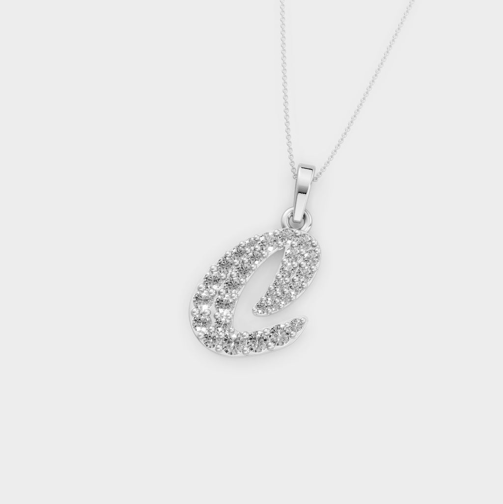 C Letter Pendant (Gold)