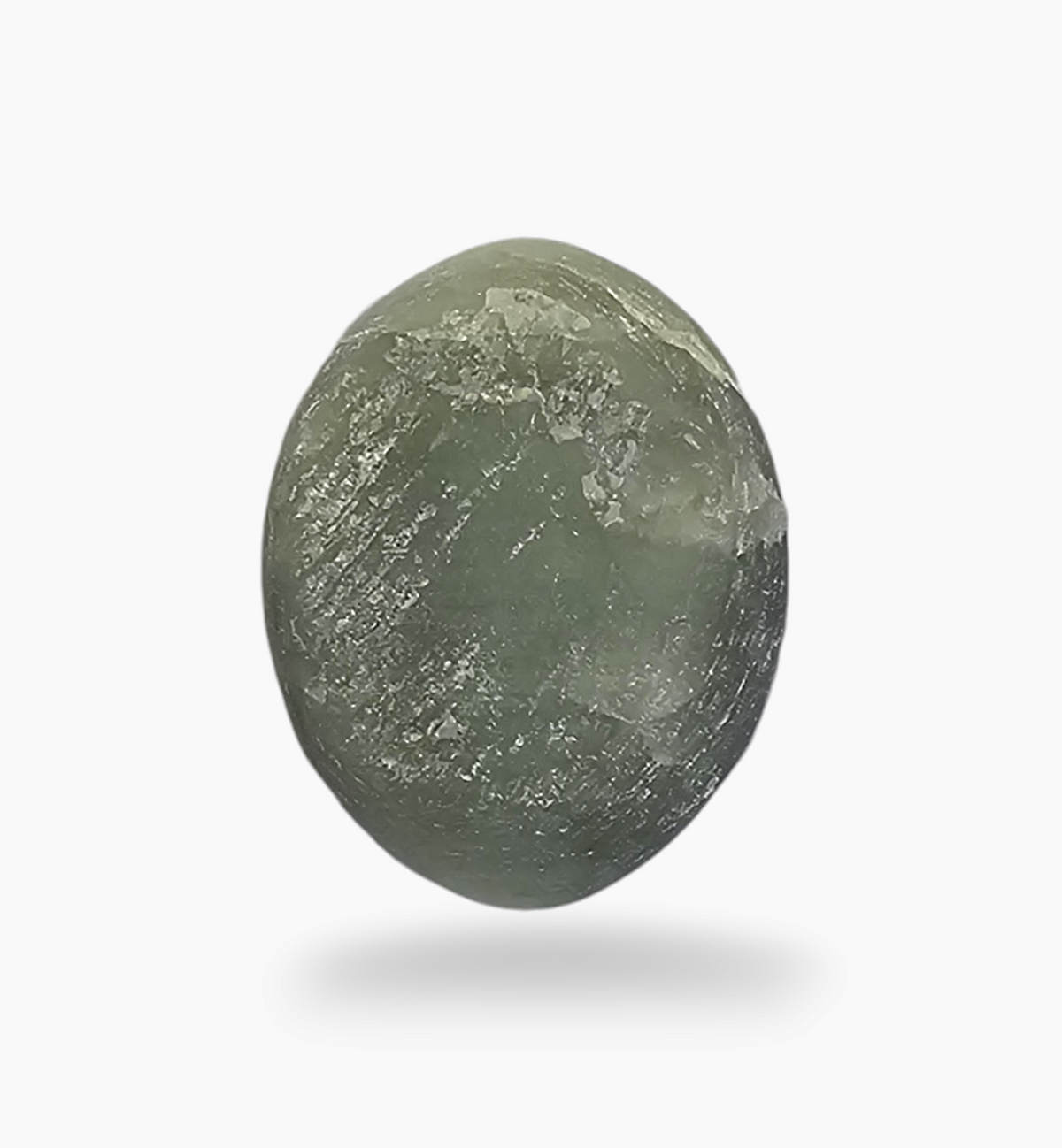 Cats Eye Stone Natural 9.68 Carats Oval Cabochon Size 14.6X11.6mm