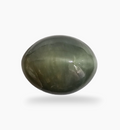 Cats Eye Stone Natural 9.68 Carats Oval Cabochon Size 14.6X11.6mm