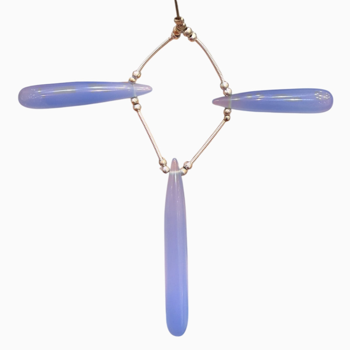 Chalcedony Long Drops Stone For Jewellery From 5 - 25 Carats 5 - 50 mm