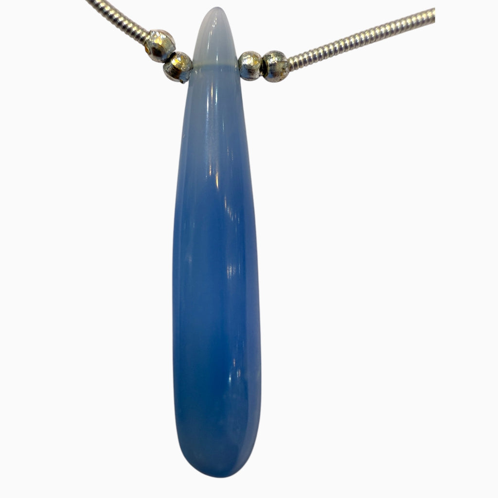 Chalcedony Long Drops Stone For Jewellery From 5 - 25 Carats 5 - 50 mm