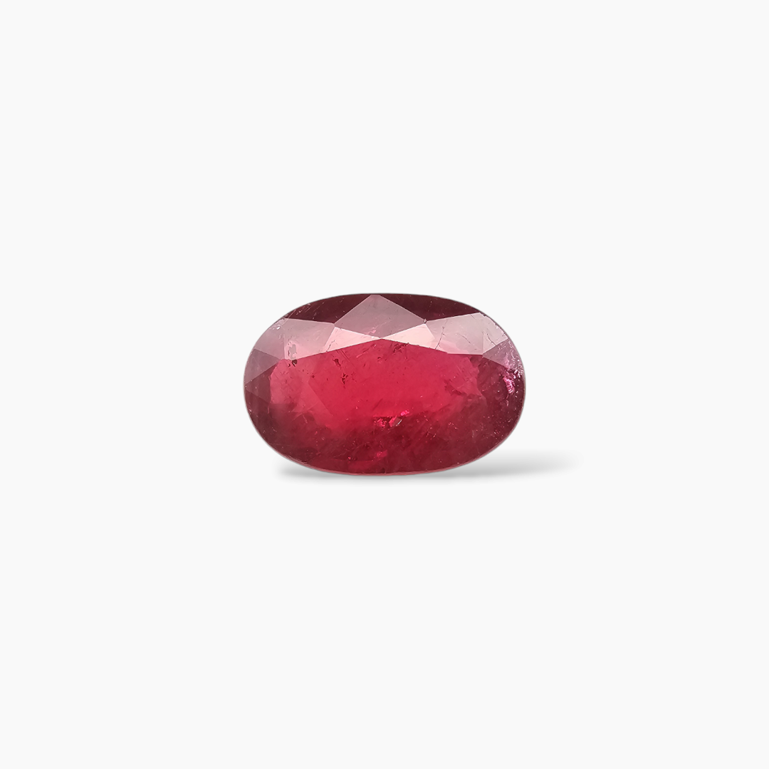 Charming 1.14 Carat Oval Red Natural Ruby Raza Cert From Mozambique Origin