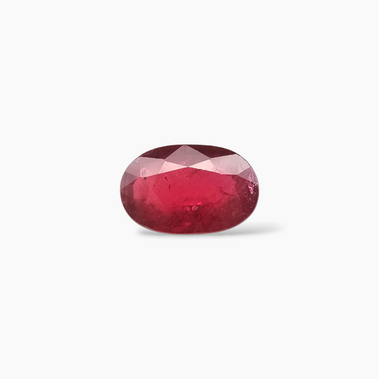 Charming 1.14 Carat Oval Red Natural Ruby Raza Cert From Mozambique Origin