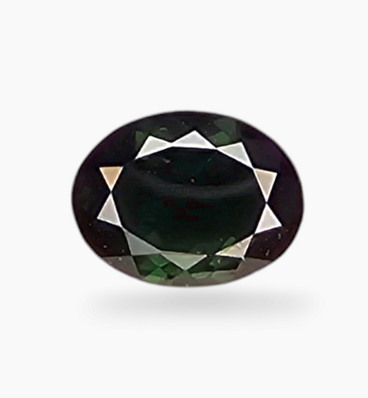 Natural Chrome Diopside Stone From Africa in Oval Shape 0.86 Carats Size 8x6mm