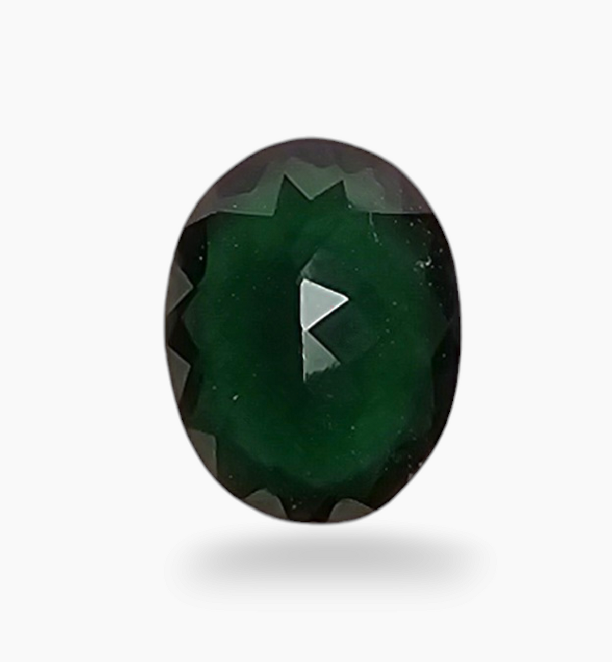 Natural Chrome Diopside Stone From Africa in Oval Shape 1.25 Carats Size 8.5x6.5mm