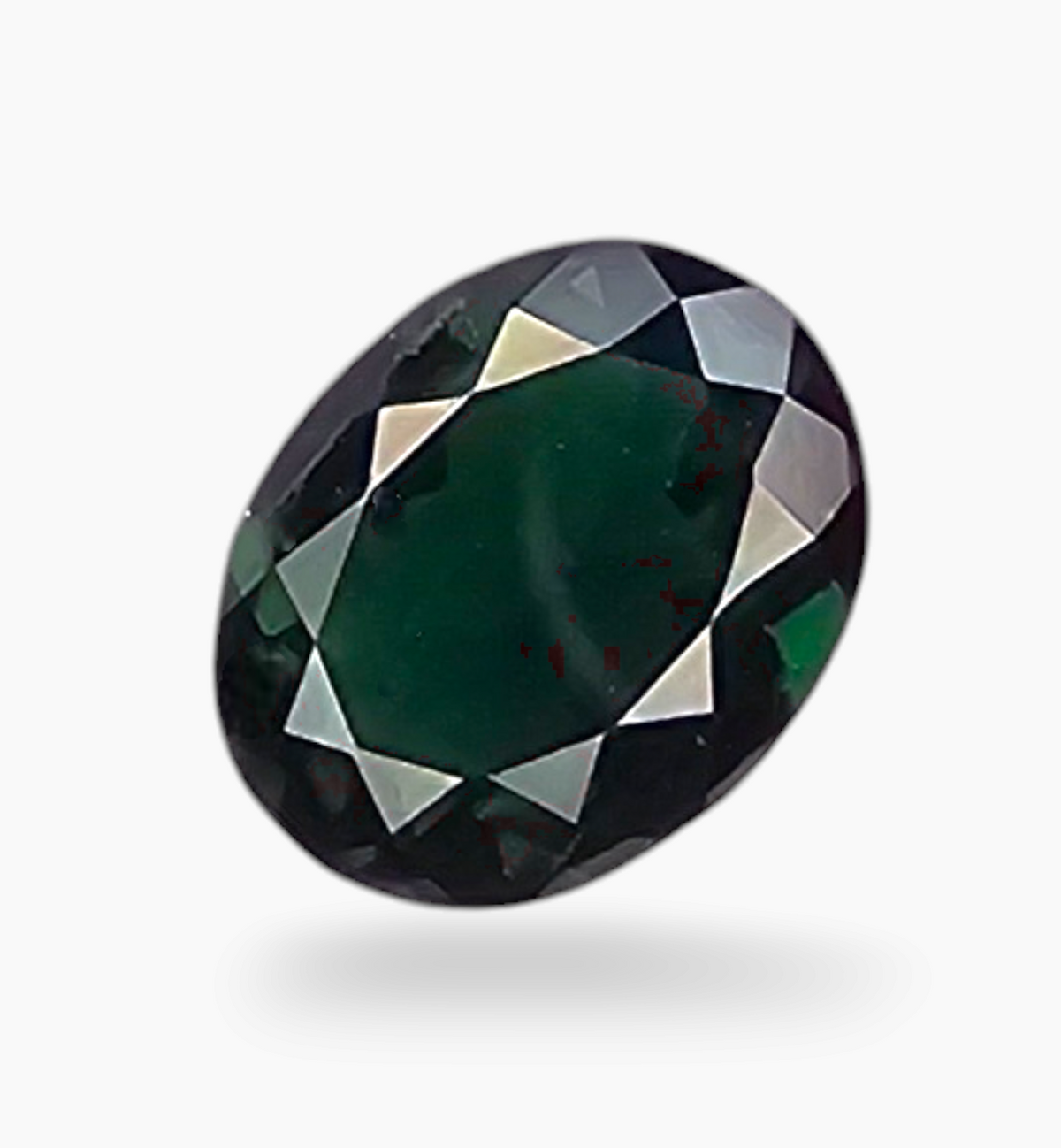 Natural Chrome Diopside Stone From Africa in Oval Shape 1.25 Carats Size 8.5x6.5mm