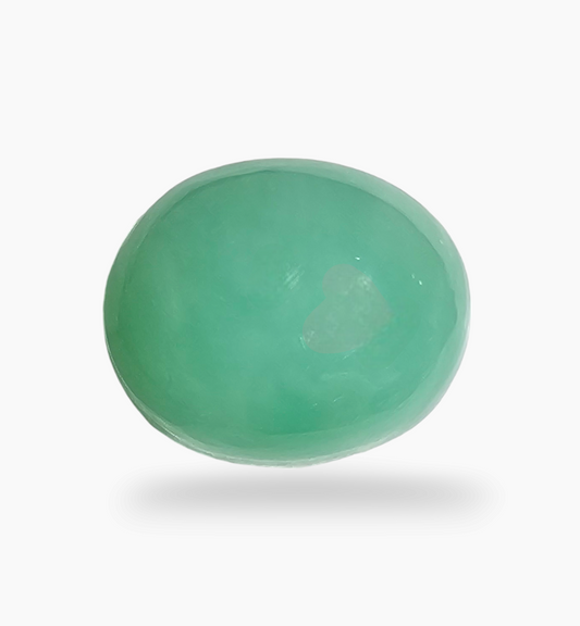 Natural Chrysoprase Stone 13.68 Carats Size 16.4x13.4mm