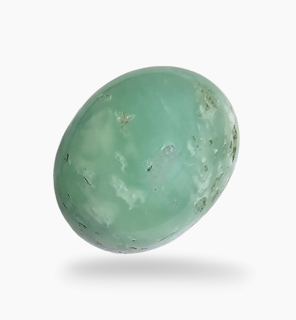 Natural Chrysoprase Stone 21.67 Carats Size 20x16mm