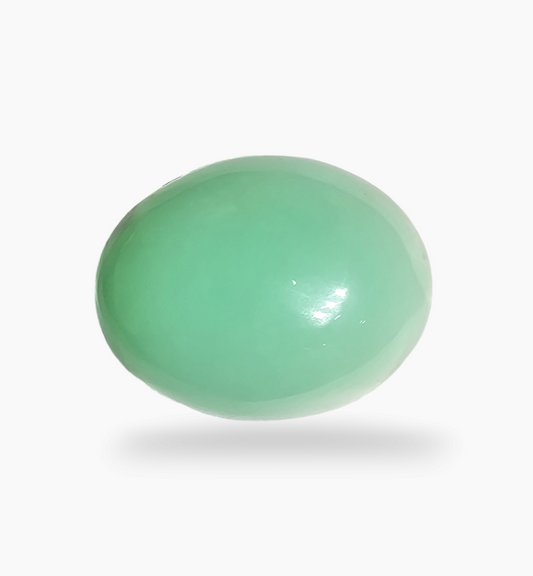 Natural Chrysoprase Stone 23.48 Carats Size 20.5x17.5mm