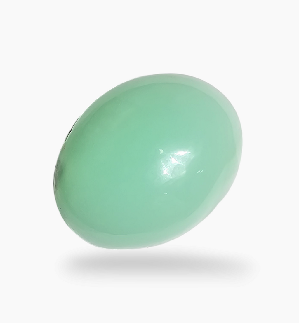 Natural Chrysoprase Stone 23.48 Carats Size 20.5x17.5mm
