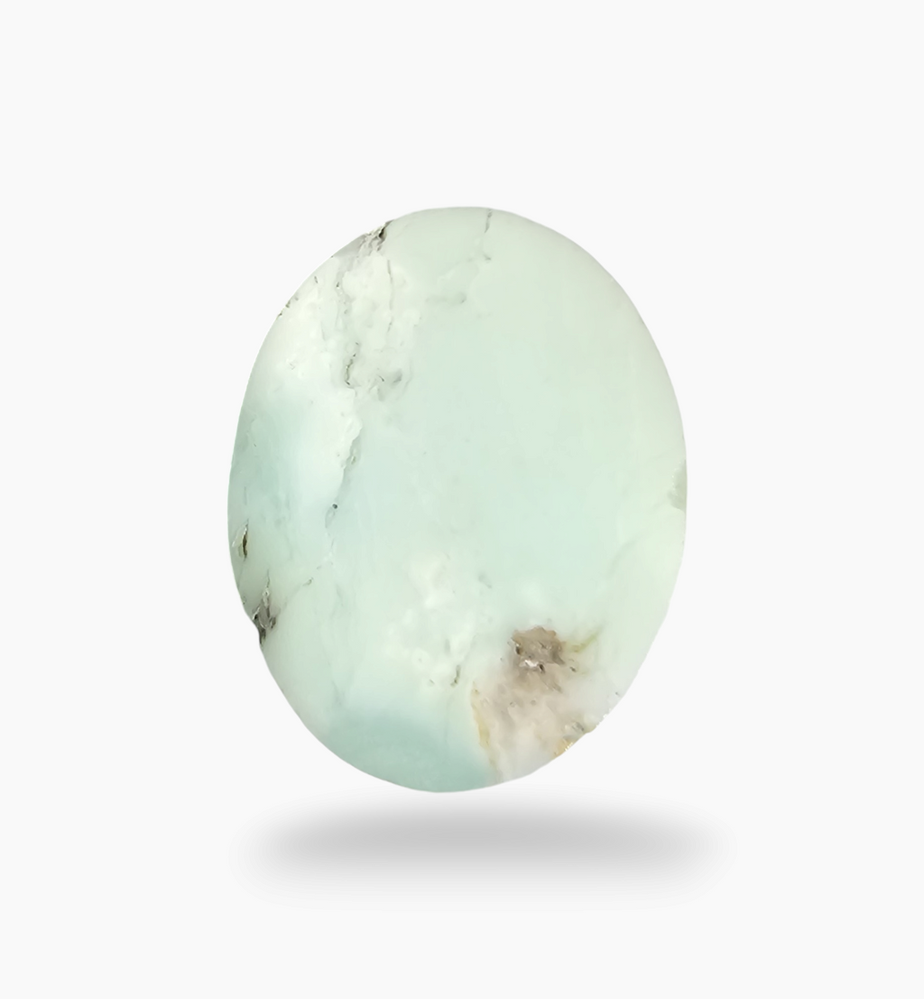 Natural Chrysoprase Stone 23.48 Carats Size 20.5x17.5mm