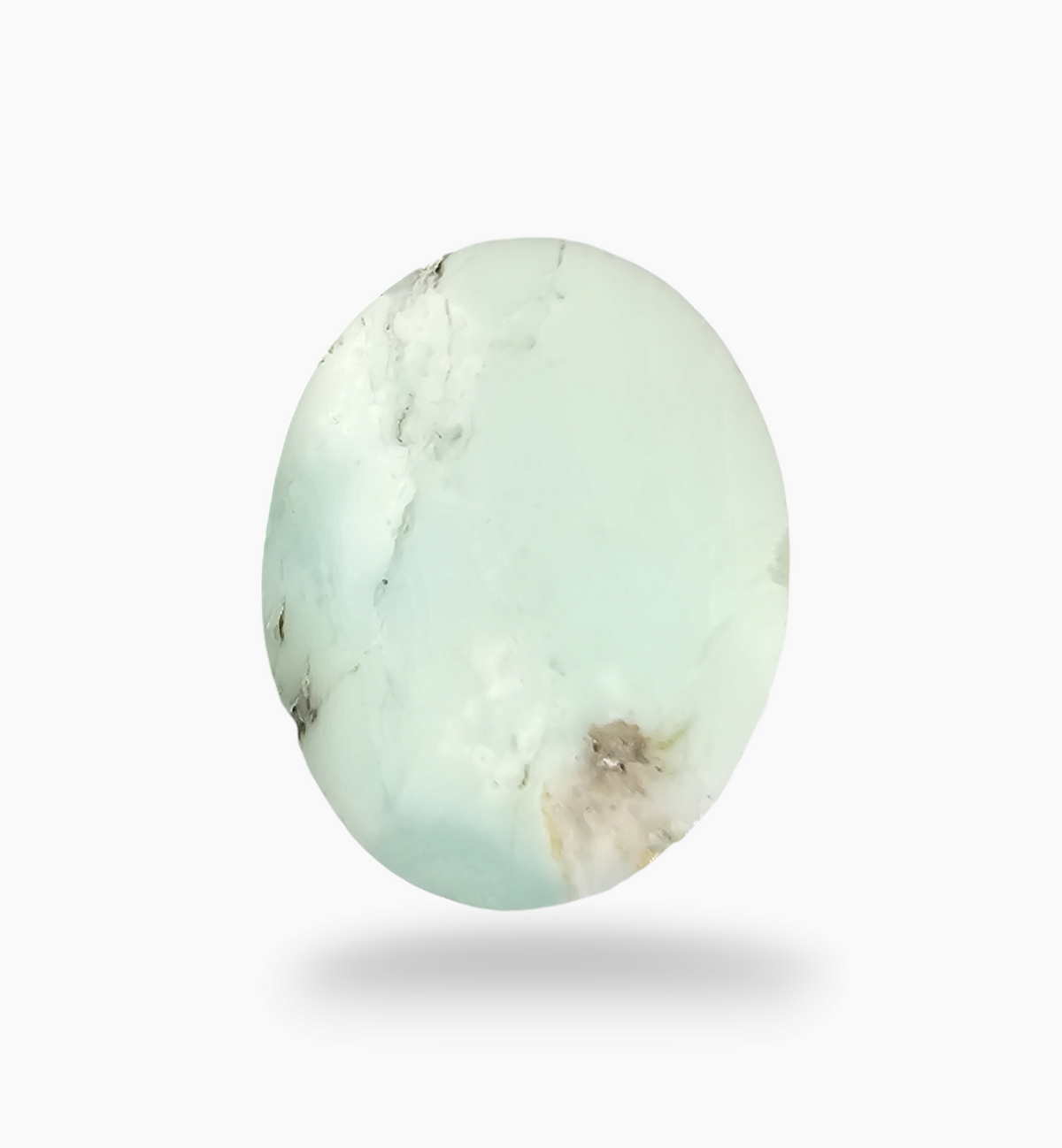 Natural Chrysoprase Stone 23.48 Carats Size 20.5x17.5mm