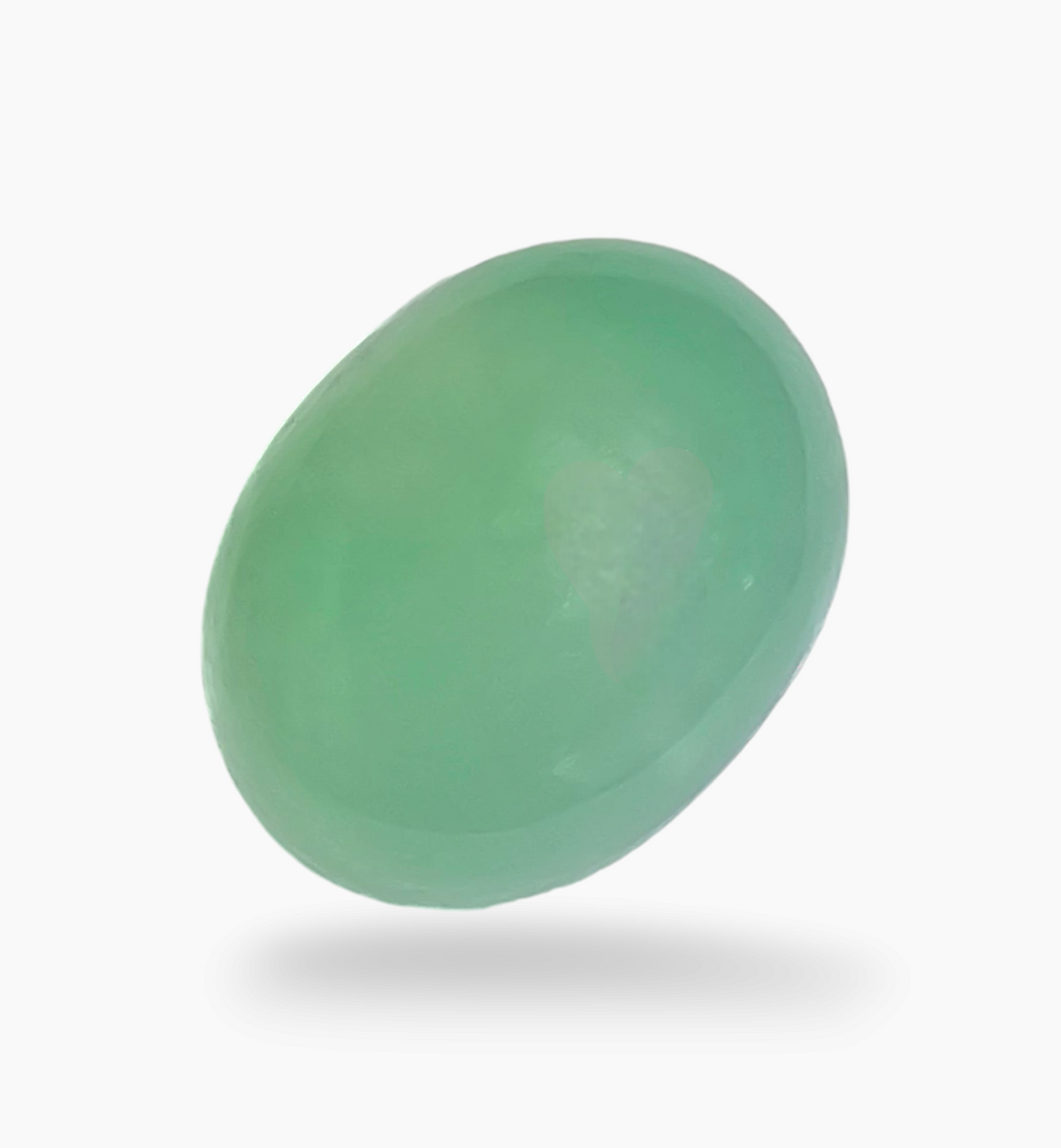 Natural Chrysoprase Stone 9.51 Carats Size 15.5x12mm
