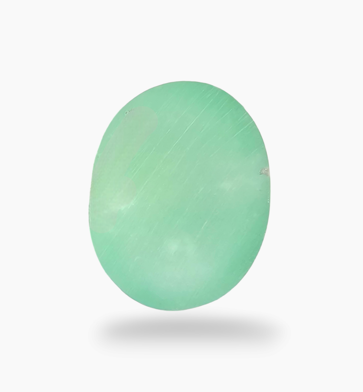 Natural Chrysoprase Stone 9.51 Carats Size 15.5x12mm