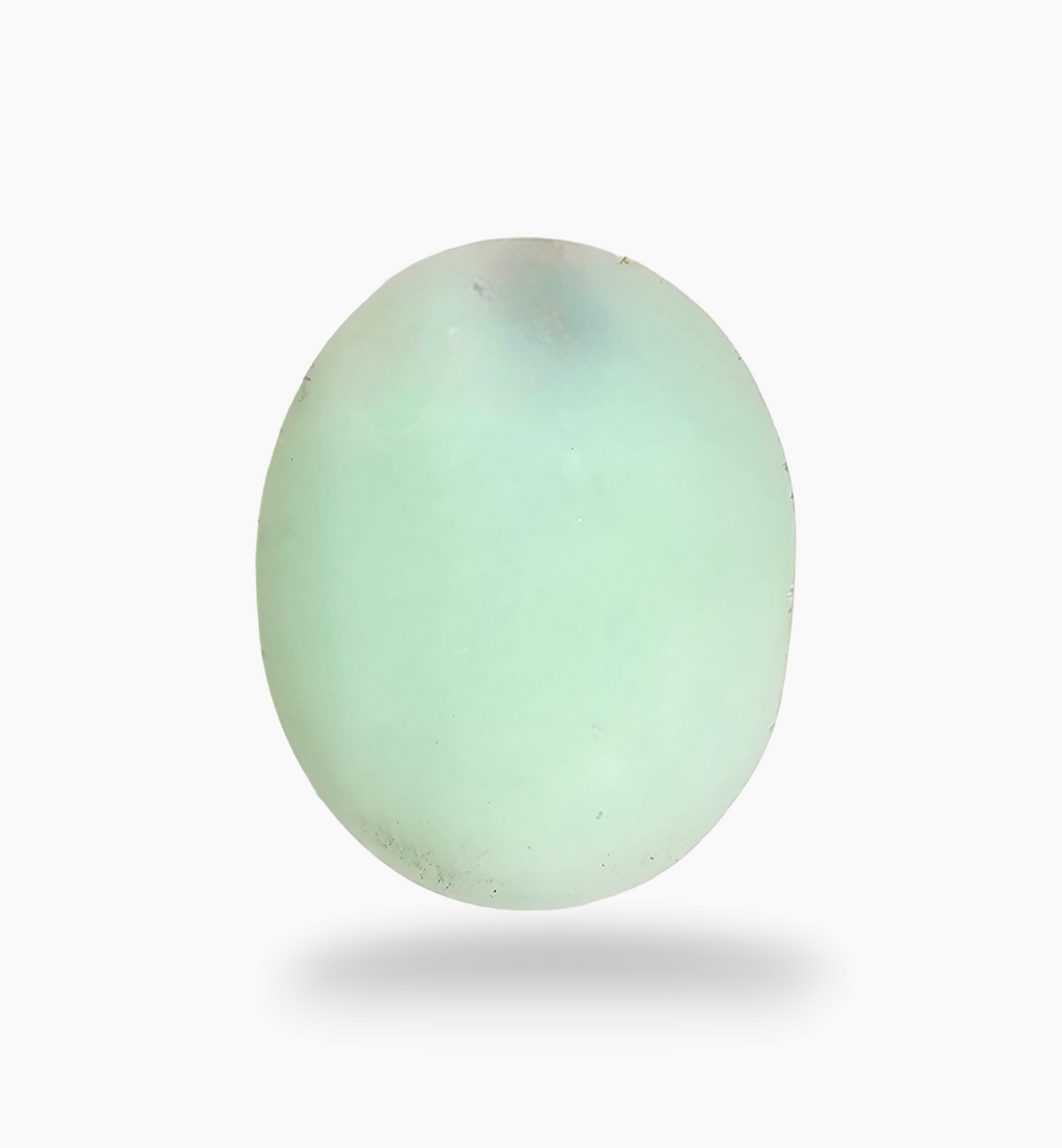 Natural Chrysoprase Stone 23.90 Carats Size 20.5x17mm