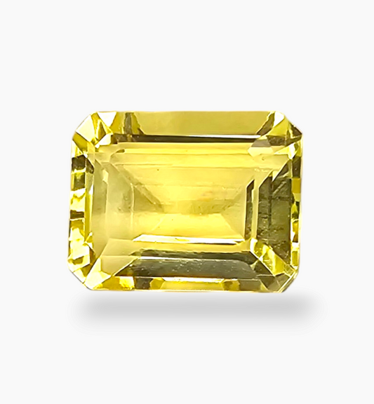 Natural Citrine Crystal 2.46 Carats Emerald Cut Shape Size 9.1x7.1mm