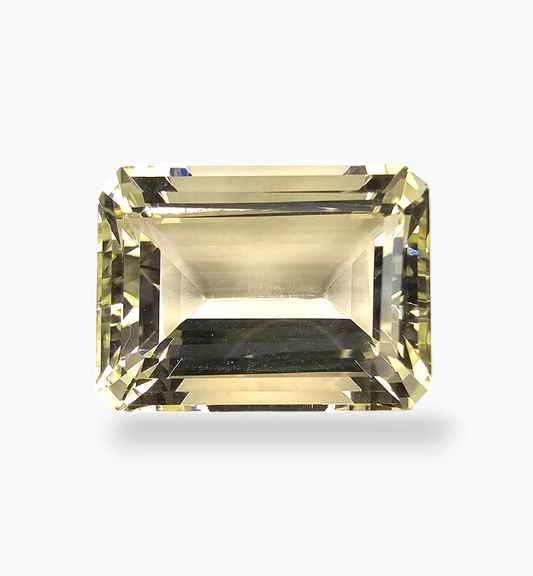 Natural Citrine Stone 22.46 Carats Emerald Cut Shape Size 20x14.8mm