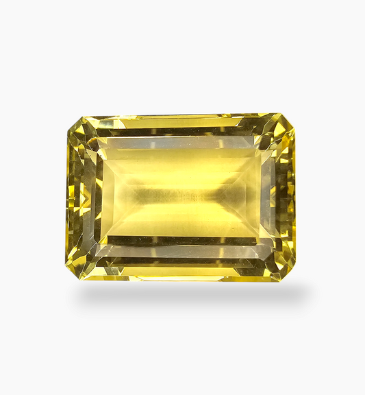 Natural Citrine Stone 29.88 Carats Emerald Cut Shape Size 21x16mm