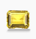 Natural Citrine Crystal 3.80 Carats Emerald Cut Shape Size 10.1x8.1mm