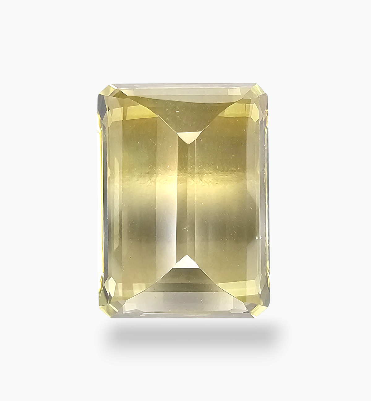 Natural Citrine Stone 30.22 Carats Emerald Cut Shape Size 22x16mm