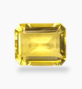 Natural Citrine Crystal 4.01 Carats Emerald Cut Shape Size 11x9mm