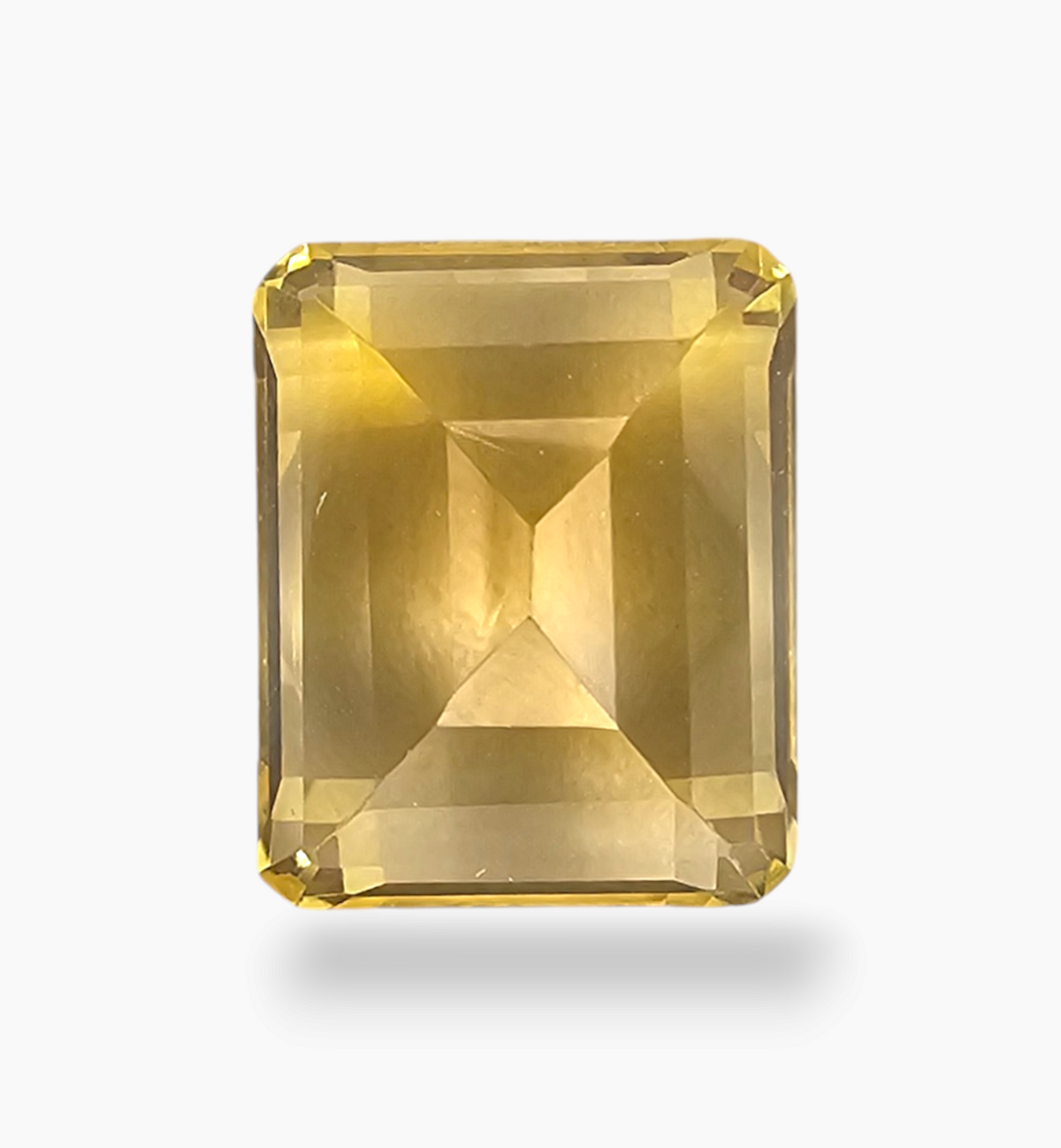 Natural Citrine Stone 5.10 Carats Emerald Cut Shape Size 11x9mm