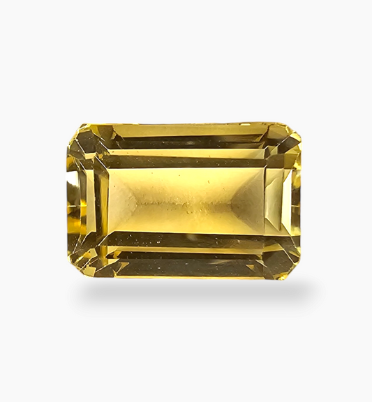 Natural Citrine Stone 5.12 Carats Emerald Cut Shape Size 12x8mm