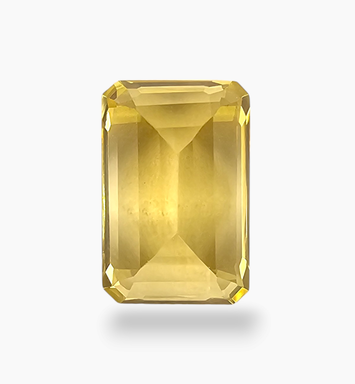 Natural Citrine Stone 5.19 Carats Emerald Cut Shape Size 12.3x8mm