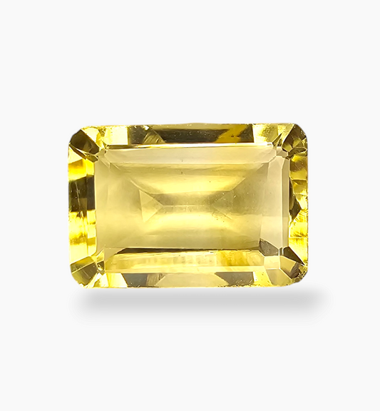 Natural Citrine Stone 5.23 Carats Emerald Cut Shape Size 13.5x9mm