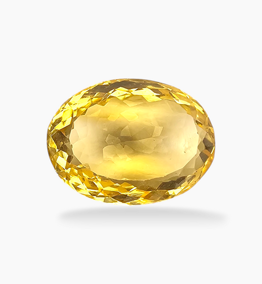 Natural Citrine Stone 10.01 Carats Oval Shape Size 16.5x12.4mm