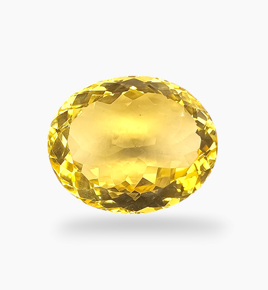 Natural Citrine Stone 10.28 Carats Oval Shape Size 16.3x13.3mm